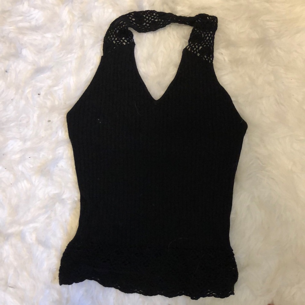 Halter Crocheted Top